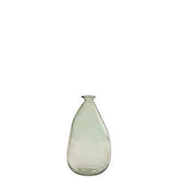 VASE CLEO - Glas - Grün - Ø 20 cm - Grün, Glas (20/36.5cm) - J-Line
