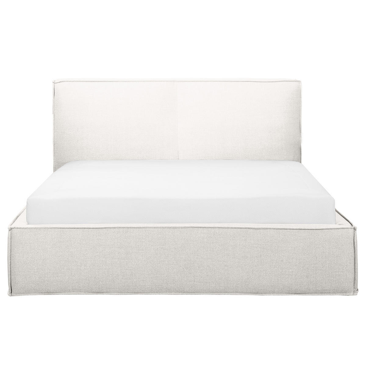 POLSTERBETT - Weiß, Textil (140/200cm) - home24