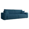SCHLAFSOFA Piano Cord - Blau/Schwarz, Holz/Kunststoff (245/82/92cm) - MIRJAN24