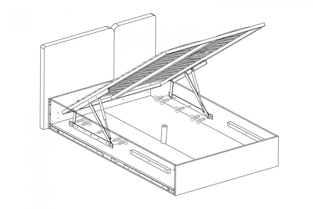 JUGENDBETT LIBU 14 120/200 in Eukalyptus / Baltic Düne Eiche - Alteiche/Eukalyptusholzfarben, Holzwerkstoff (120/200cm) - Deine Möbel 24