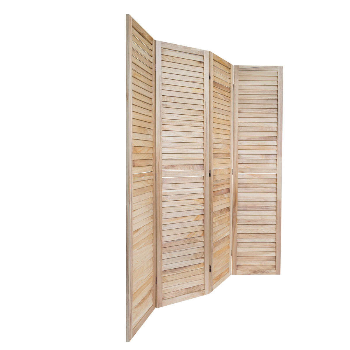 PARAVENT 160/170 cm Natur - Naturfarben, Holz (160/170/2cm) - Homestyle4u