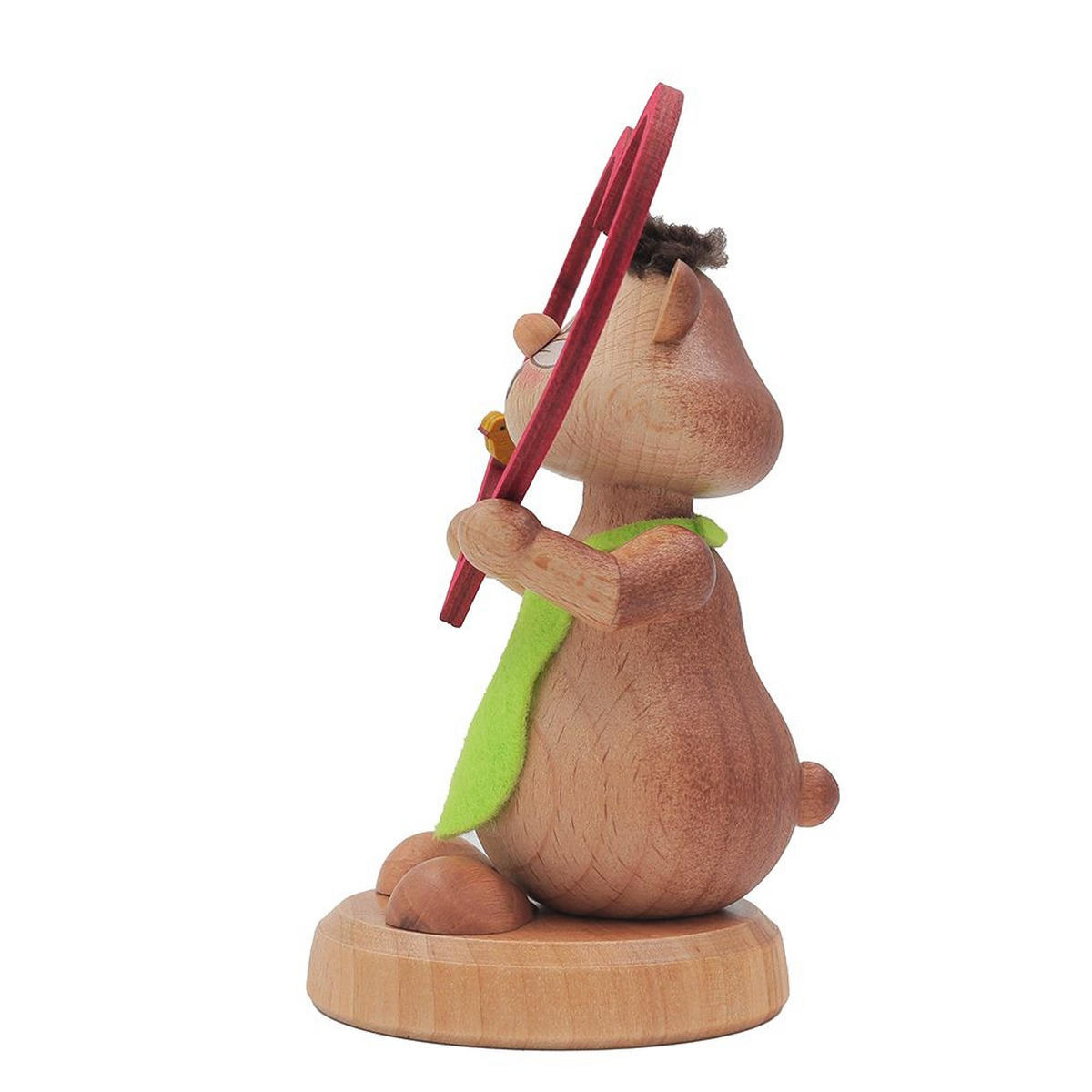 HOLZFIGUR Hamster Romantiker 11 cm - Multicolor, Metall (6/11/0.1cm)