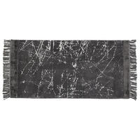 KURZFLOR-TEPPICH Hanli 150/80 cm - Grau, Naturmaterialen (80/150cm) - Beliani