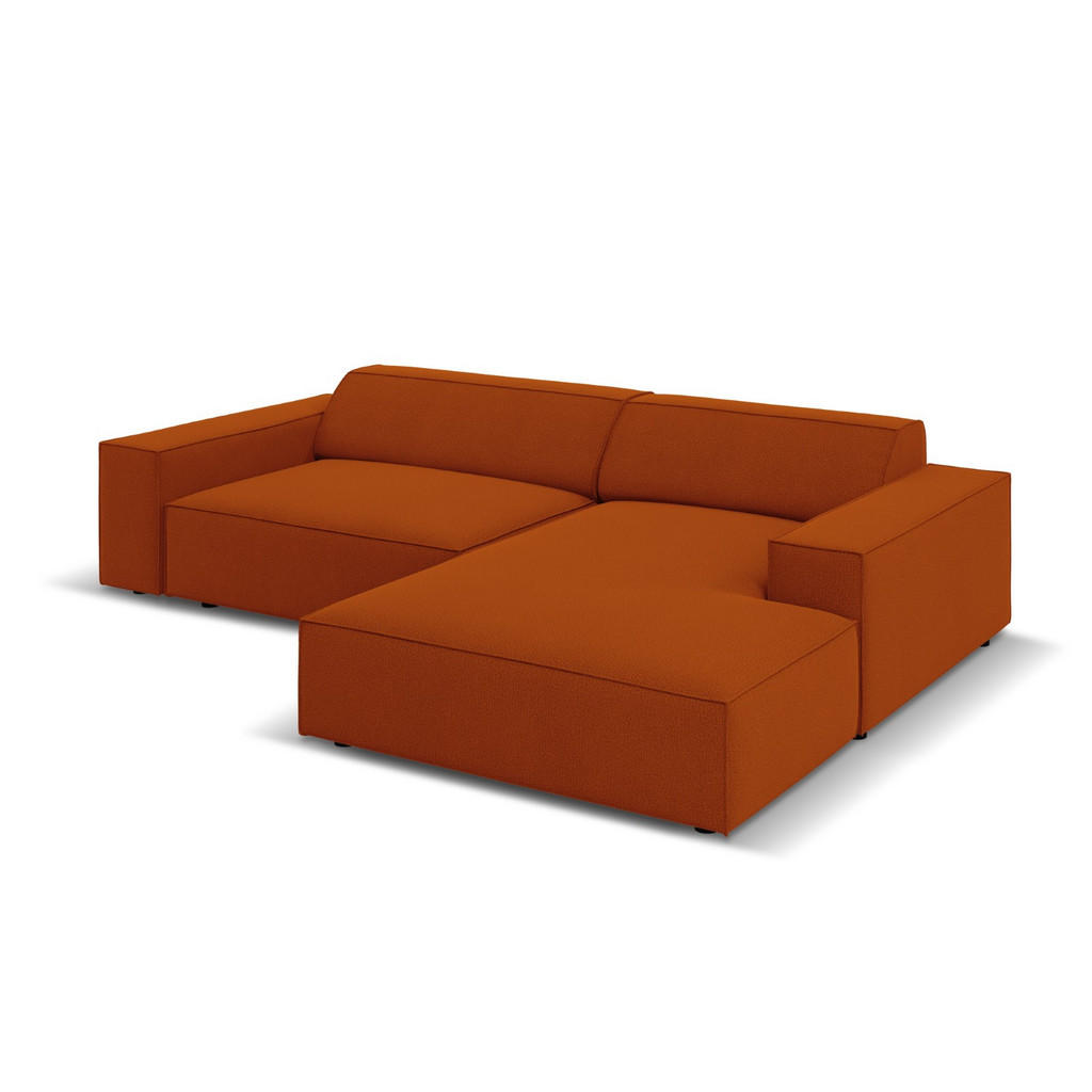 Thumbnail - Micadoni Modulares-Ecksofa, Terracotta, Textil, 3-Sitzer, L-Form, 224x166 cm, Hergestellt in Europa, Wohnzimmer, Sofas &...