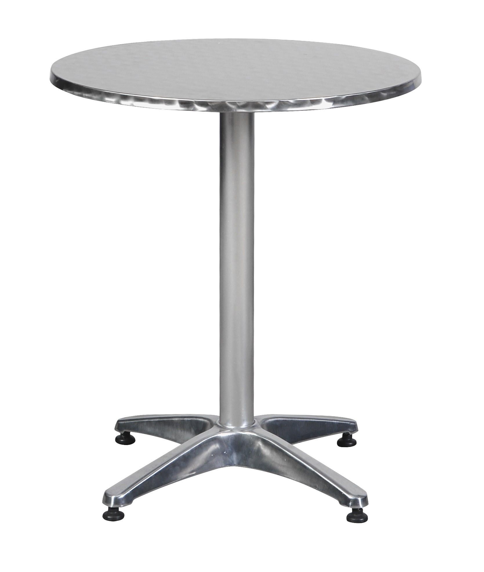CAFÉTISCH, Bistro, Silber, Metall, 60 x 60 x 70 cm - Silberfarben, Metall (60/60/70cm) - ebuy24