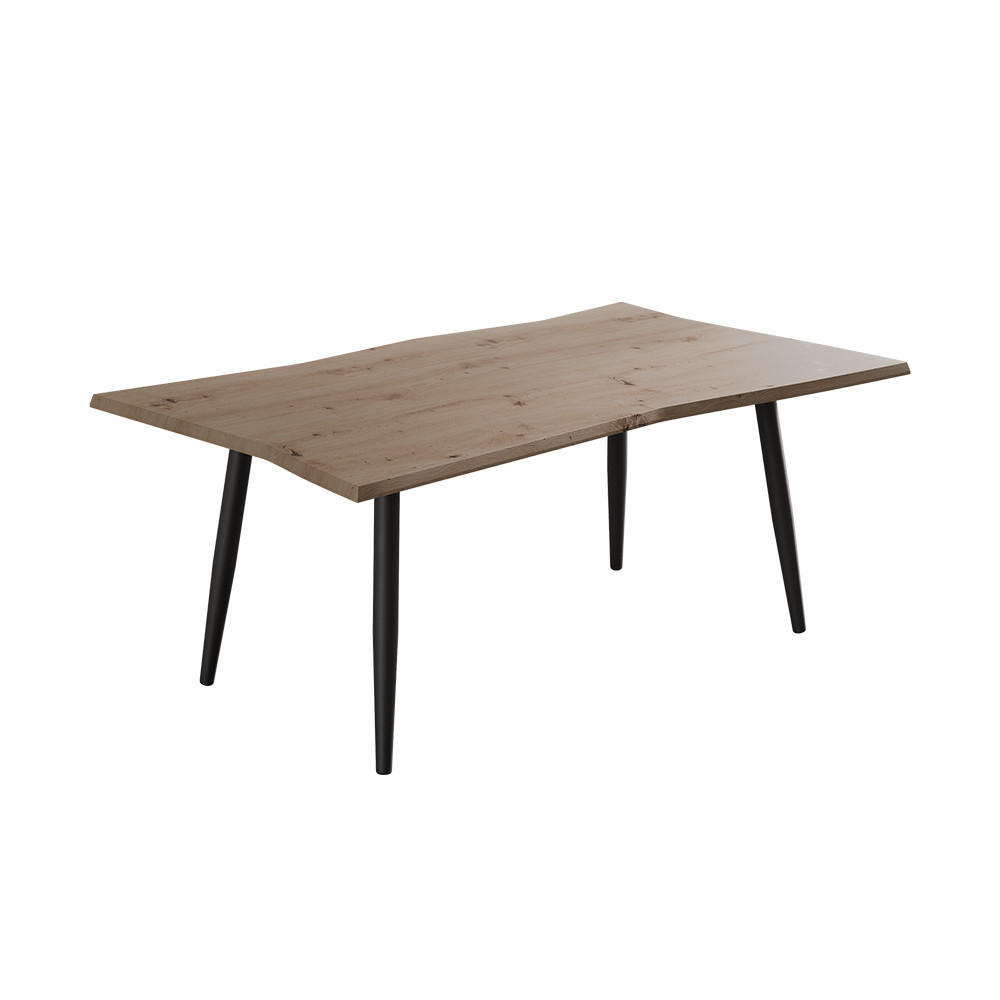 COUCHTISCH Yan Artisan 100 x 60 cm - Hellgrau, Holzwerkstoff (60/100/40cm) - Vicco