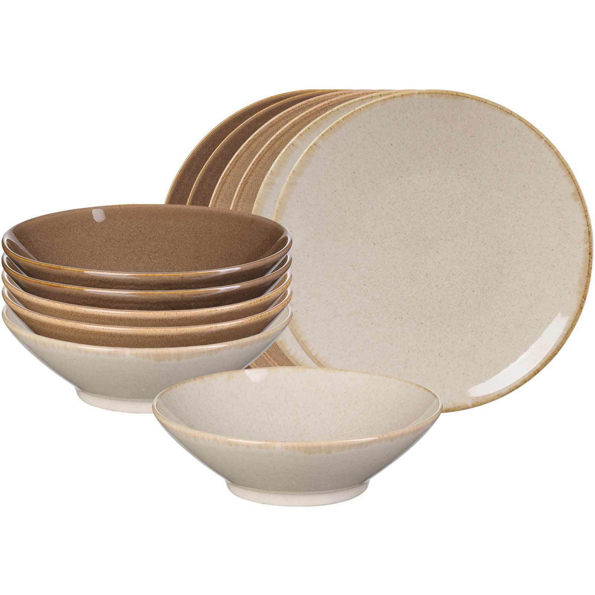 TAFELSERVICE Sahara braun 12er Set - Braun, Keramik (1/1/1cm) - Ritzenhoff Breker