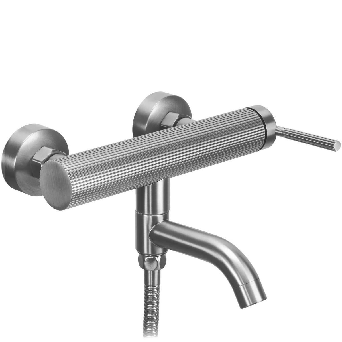 WANNENARMATUR Rea Argon Brush Nickel - Nickelfarben, Metall (24.5/12/13cm) - REA