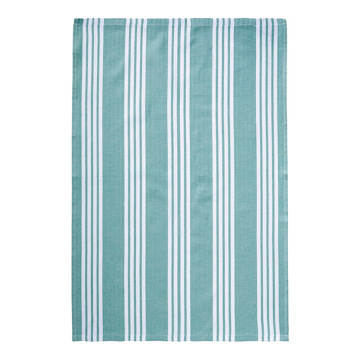 KÜCHENTUCH (3er Set) Loft - Weiß/Grün, Textil (50/67cm) - Butlers