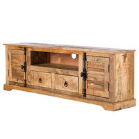 TV-LOWBOARD - Mango massiv - Naturfarben, Holz (178/60/38cm) - home24
