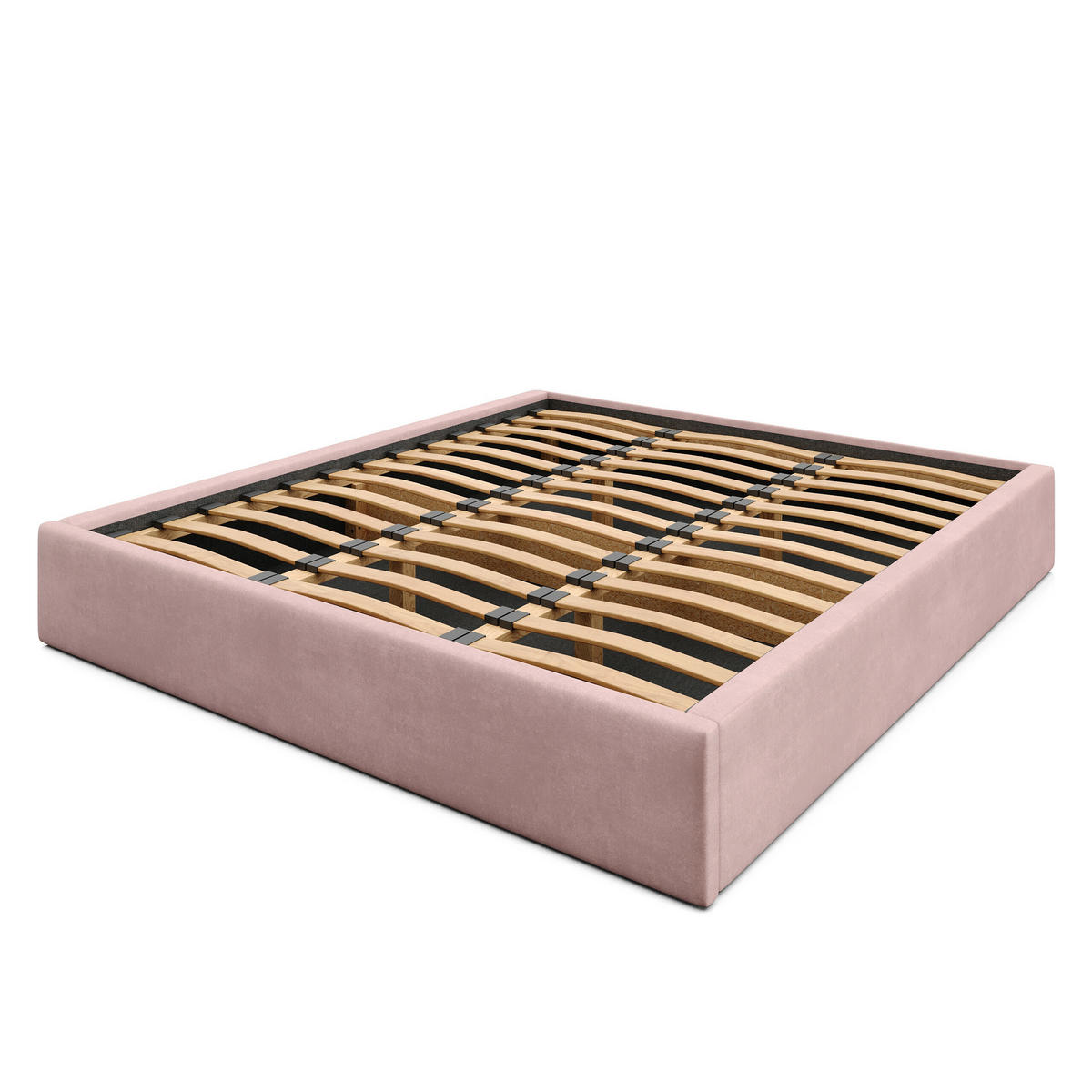 POLSTERBETT 180x200cm Bett mit Stauraum Lattenrost Rosa - Rosa, Holz/Holzwerkstoff (180/200cm) - Muralo