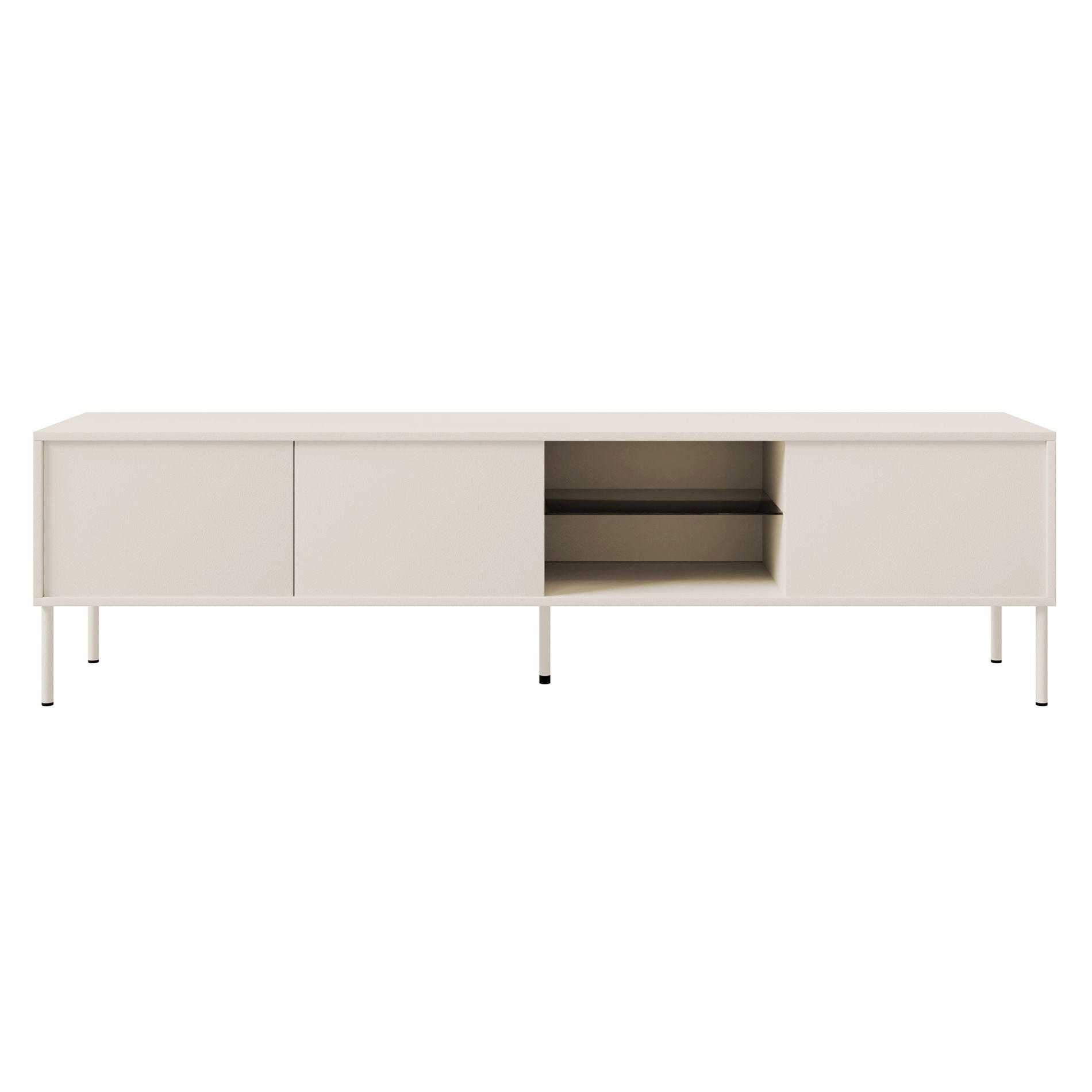 TV-SCHRANK Modity Kaschmirgrau 175/47/31 cm - Taupe, Holzwerkstoff/Metall (175/47.5/31.2cm) - Selsey