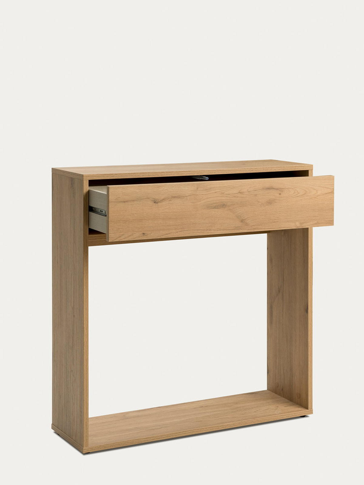 KONSOLE Hegas Natur 80 cm x 81 cm - Braun, Holzwerkstoff (80/81/25cm) - Kenay Home