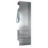 GARDEROBE Carlton Paneel in Grau Hochglanz - Grau, Holzwerkstoff (52/193/35cm) - Vladon