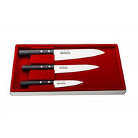 MESSERSET Silber 30/10/30 cm 358424445OMC - Silberfarben, Holz - Masahiro 