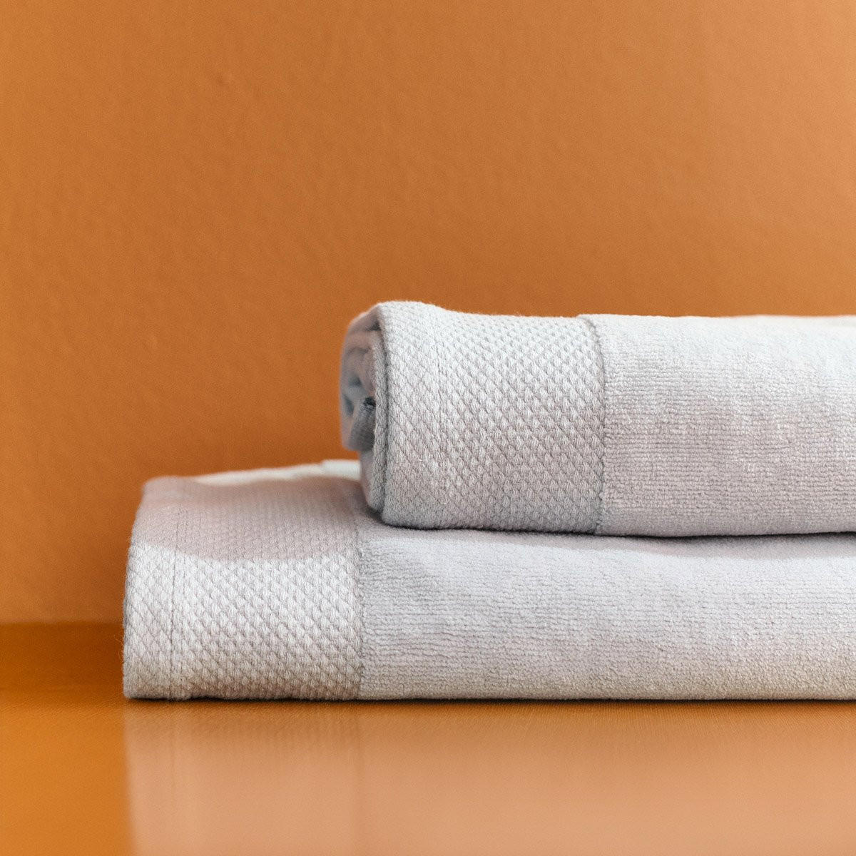 BADETUCH Bowie grau 50/90 cm - Grau, Textil (50/90cm) - Homla