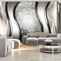 VLIESTAPETE Weiß 100/70 cm - Weiß/Grau, Textil (100/1cm) - KUNSTLOFT
