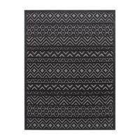 OUTDOORTEPPICH Boho Anthrazit 120 x 120 cm - Anthrazit, Kunststoff (120/120cm) - TT Home