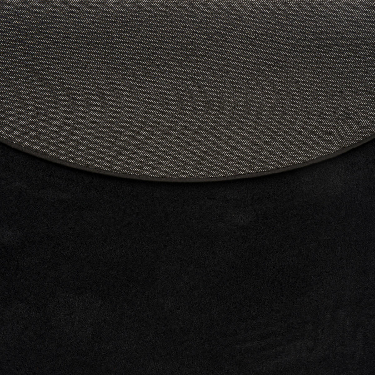 HOCHFLOR LANGFLOR TEPPICH SUPER SOFT MELIA RUND - Schwarz, Textil (200/200cm) - Pergamon