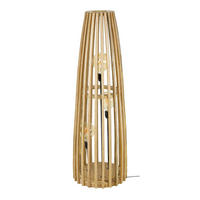 STEHLEUCHTE Launch Braun 40/40/123 cm - Braun, Holz (40/40/123cm) - Hoyz Collection