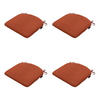 SITZKISSEN Basic 46/48 cm 4er-Set - Rotbraun, Textil (48/4/46cm) - Madison