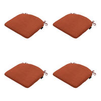 SITZKISSEN Basic 46/48 cm 4er-Set - Rotbraun, Textil (48/4/46cm) - Madison