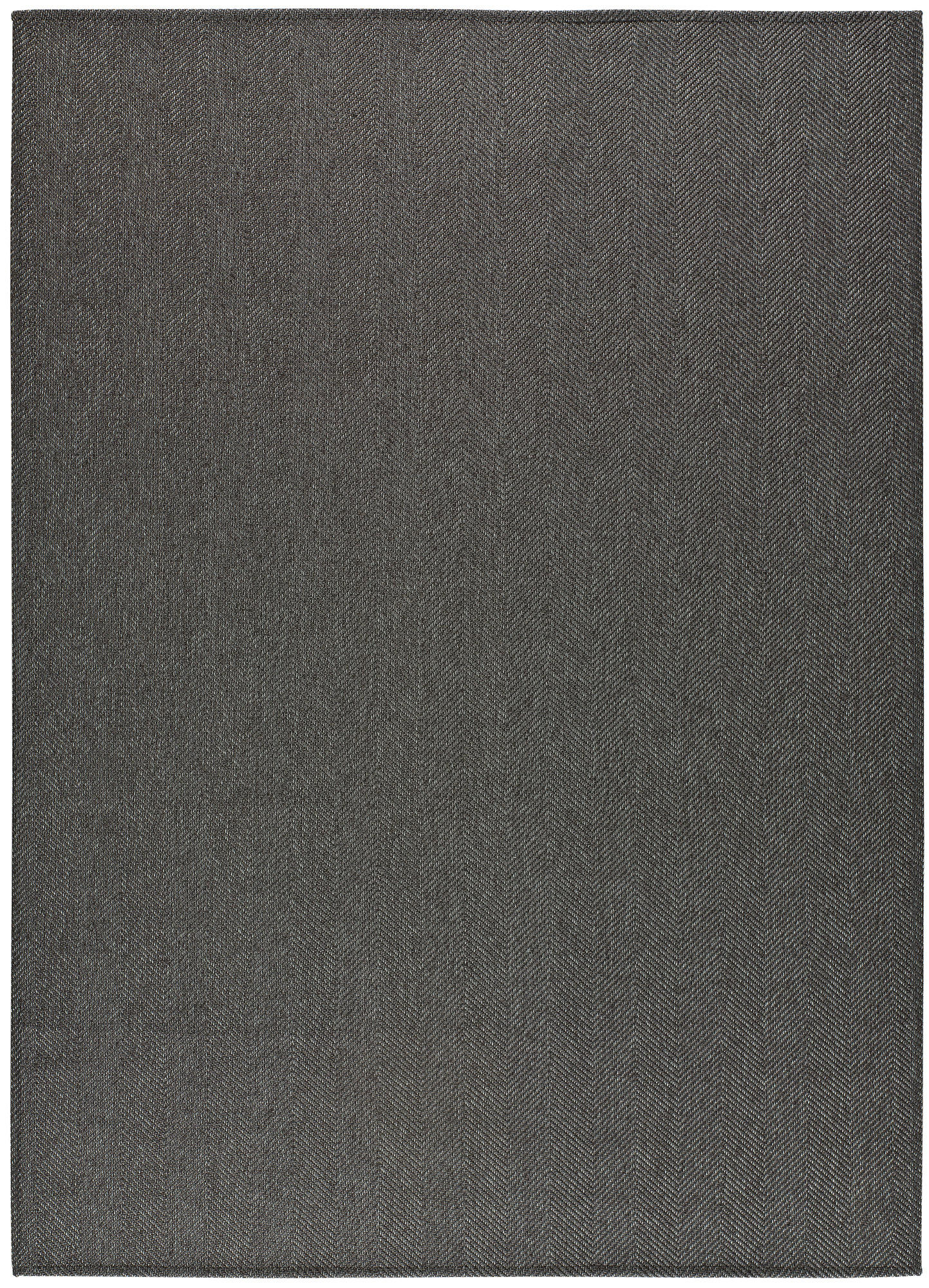 Atticgo Flachwebeteppich Grau 60x120 cm