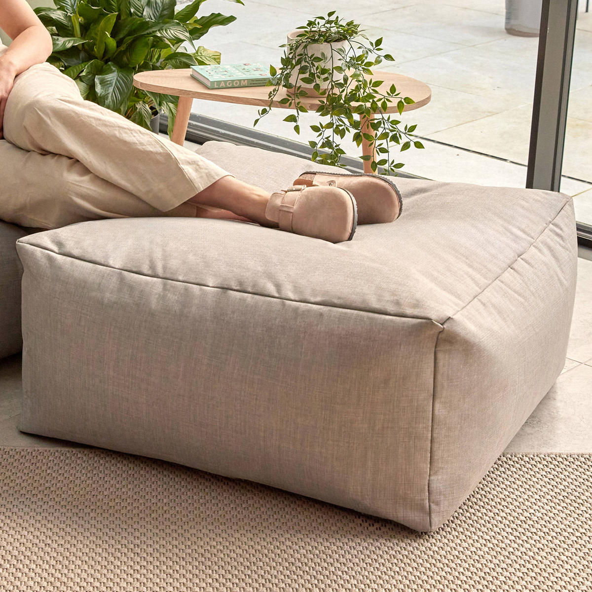 HOCKER Tetra Outdoor - Grau, Kunststoff (88/38/38cm) - icon