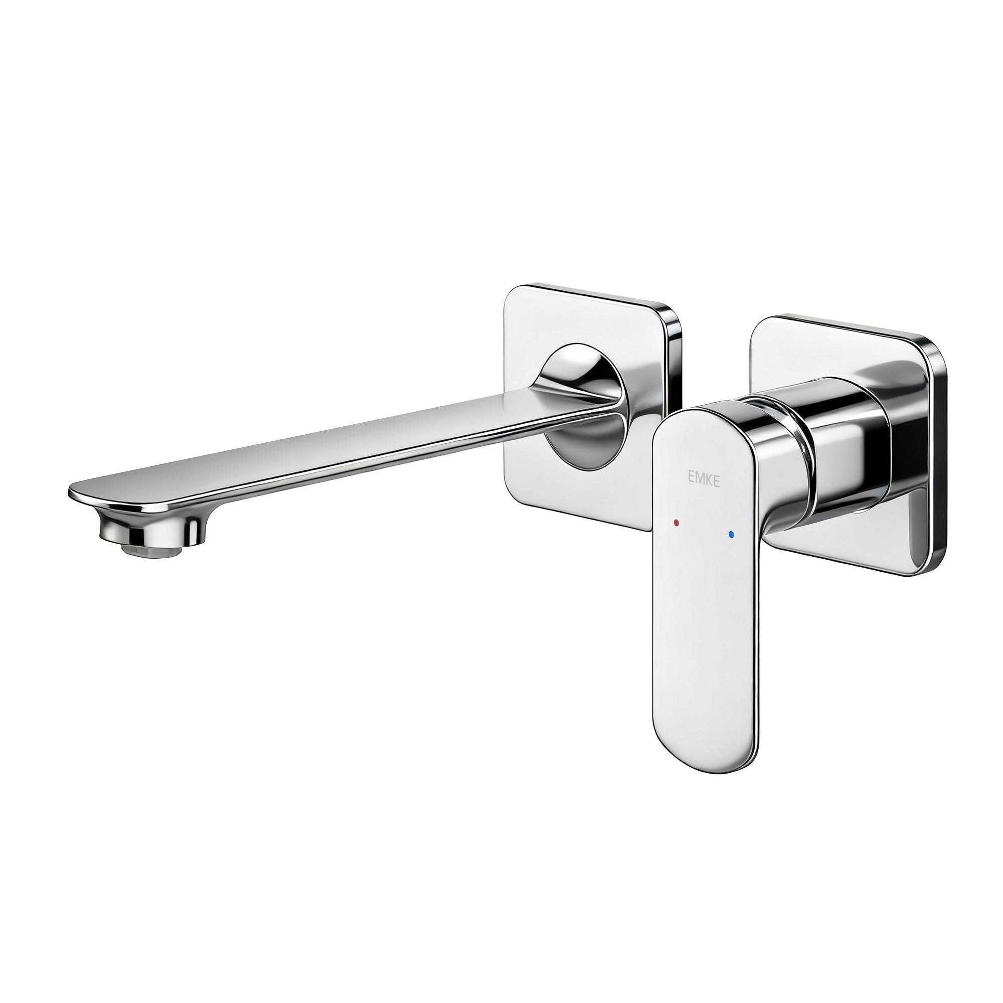 WASCHTISCHARMATUR Modular Ventilkernzertifizierung Messing Verchromt - Chromfarben, Metall (12.7/11/23.3cm) - EMKE