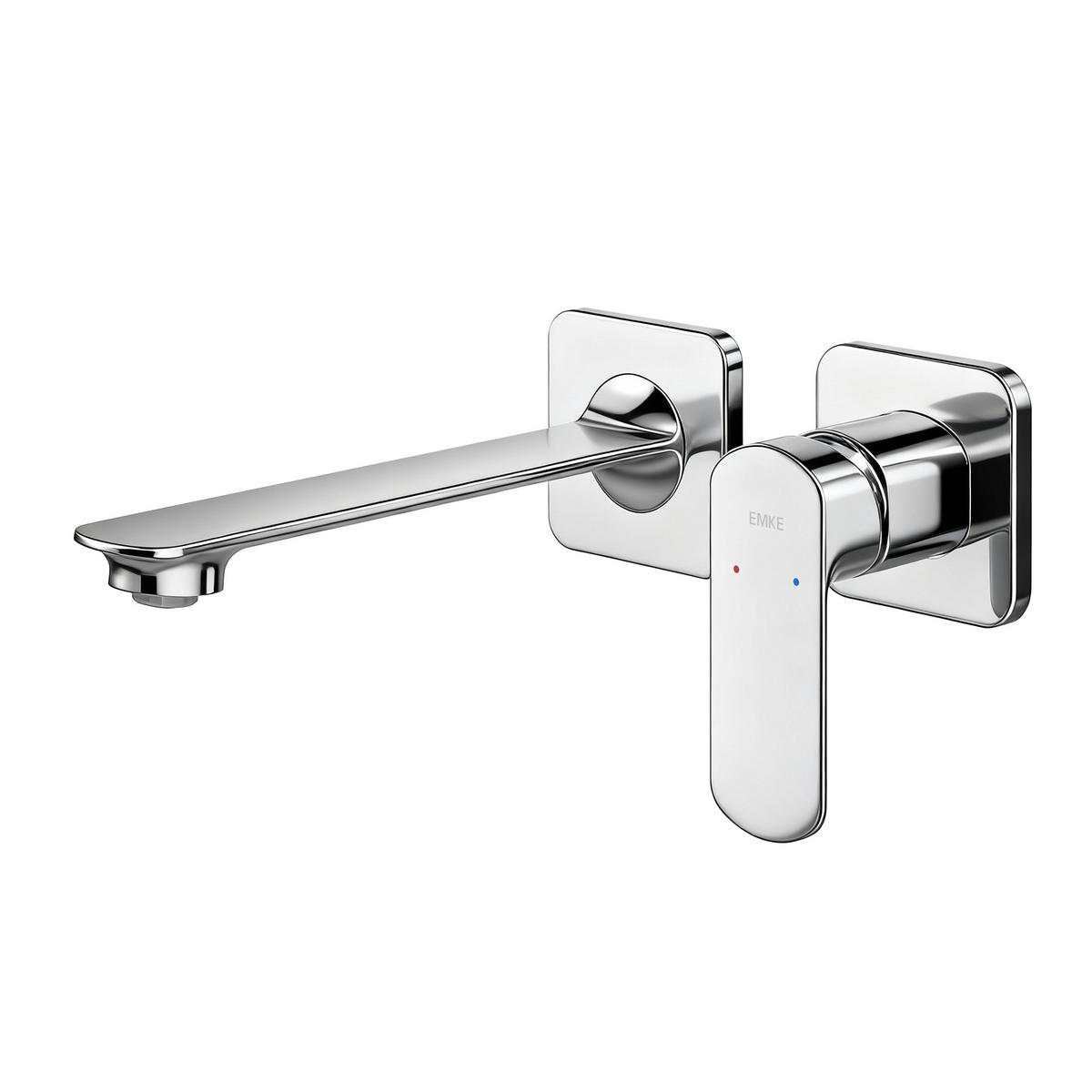 WASCHTISCHARMATUR Modular Ventilkernzertifizierung Messing Verchromt - Chromfarben, Metall (12.7/11/23.3cm) - EMKE