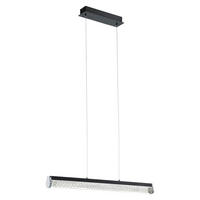 LED HÄNGELEUCHTE Trevelo Schwarz - Schwarz, Glas (76.5/8/110cm)