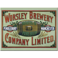 MAGNET 6/8 cm Worsley Brewery - Multicolor, Metall (8/6/0.1cm) - Nostalgic-Art