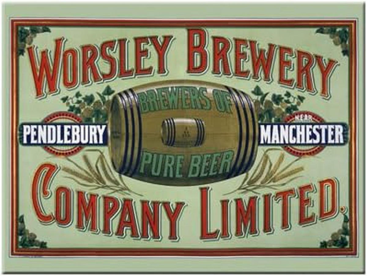 MAGNET 6/8 cm Worsley Brewery - Multicolor, Metall (8/6/0.1cm) - Nostalgic-Art