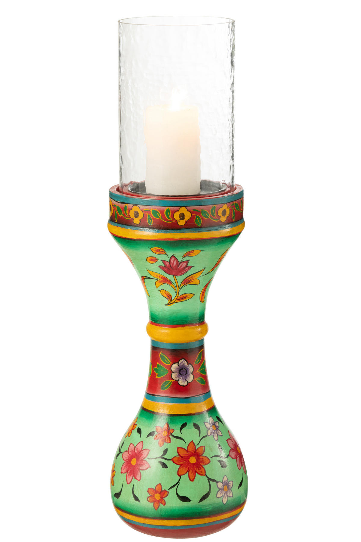 KERZENHALTER MUMBAI - Holz - Multi - Multicolor, Holz (13/46cm) - J-Line