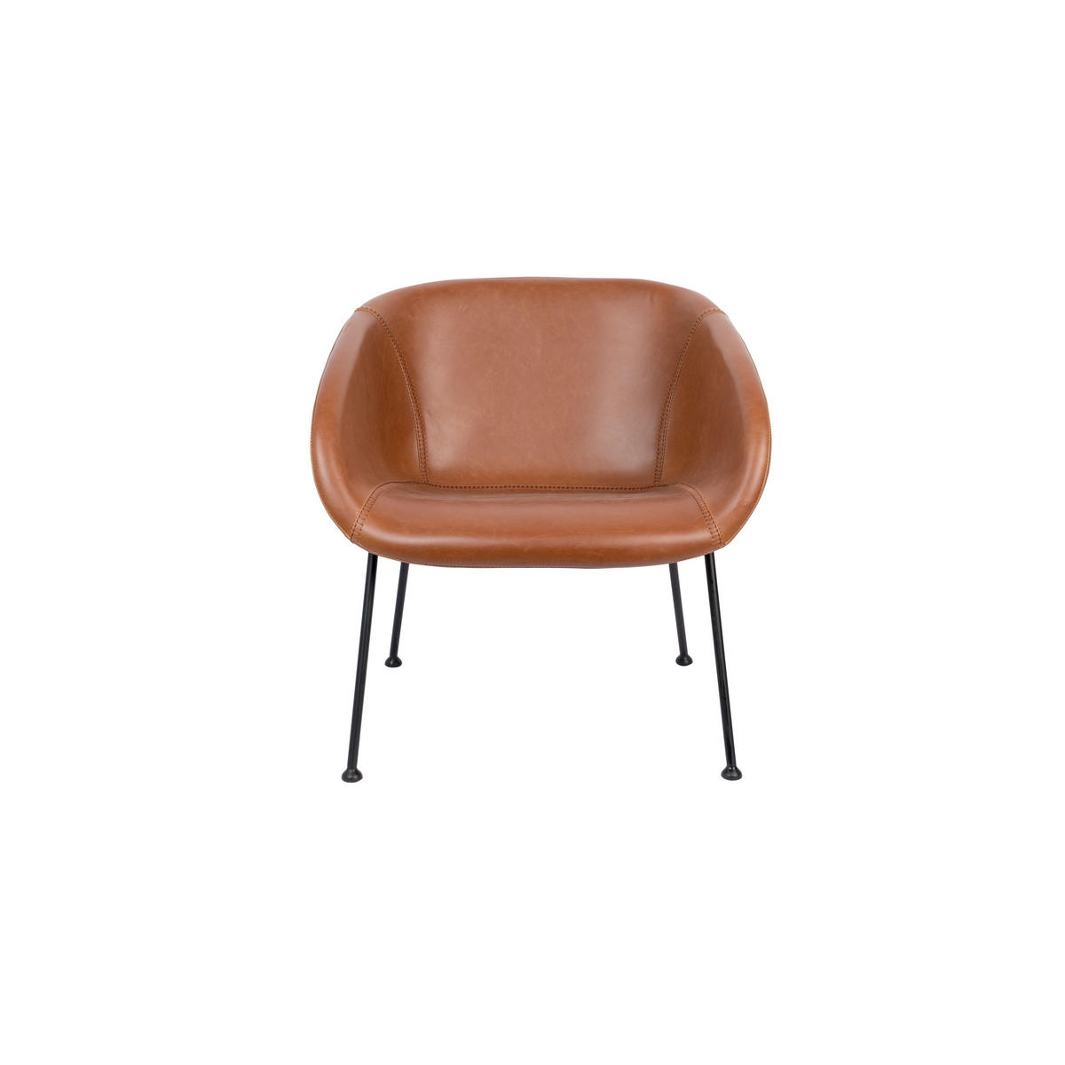 SESSEL Feston Braun - Braun, Kunststoff (70.5/72/65.5cm) - Zuiver