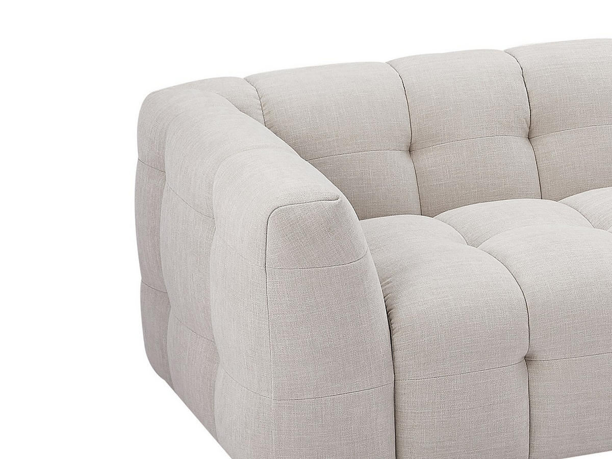 SOFA - 5 Personen - stoff - beige Dilome - Beige, Textil (314/68/168cm) - Vente-Unique