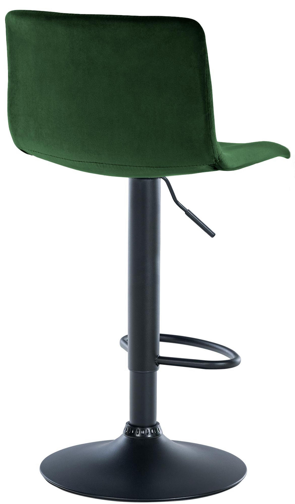 BARHOCKER Samt Grün - Grün, Textil (39/83/36cm) - CLP