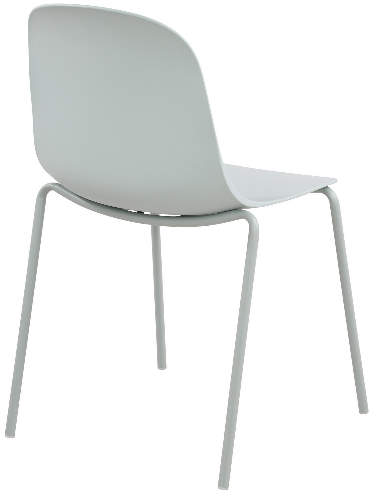 STAPELSTUHL 2er Set Kunststoff Türkis - Türkis, Kunststoff/Metall (51/85/53cm) - CLP
