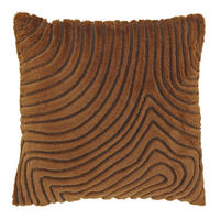 DEKOKISSEN Jace Braun 45/45/8 cm - Braun, Textil (45/45cm) - Unique Living