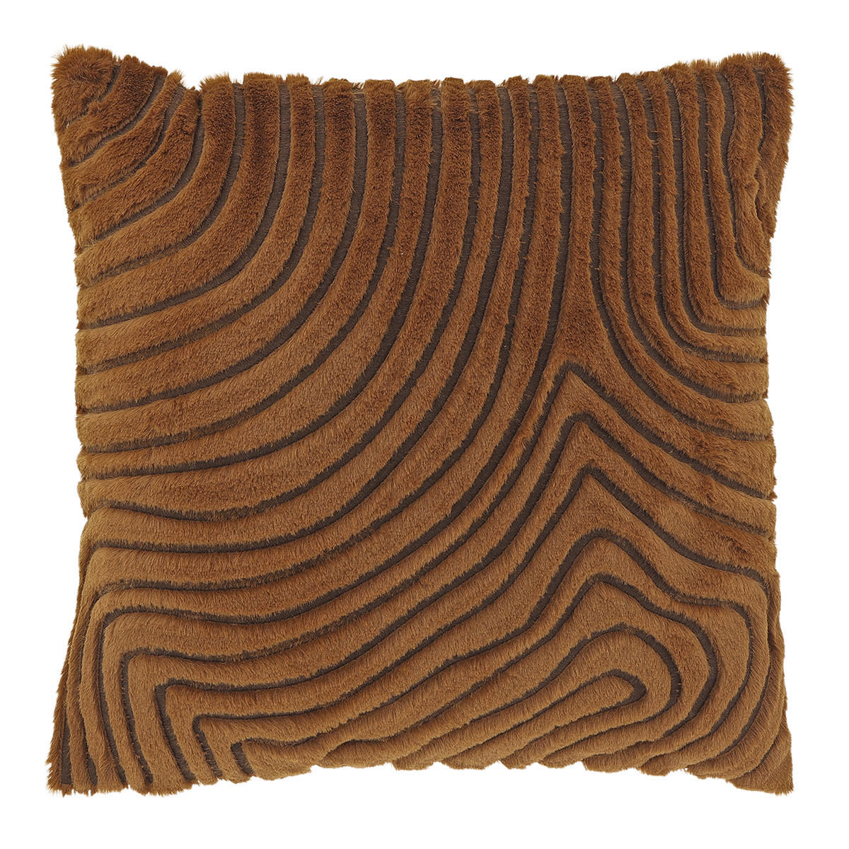 DEKOKISSEN Jace Braun 45/45/8 cm - Braun, Textil (45/45cm) - Unique Living