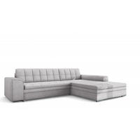 ECKSOFA Lusaka Mit Schlaffunktion - Hellgrau, Holzwerkstoff/Textil (198/292cm) - Fun Möbel