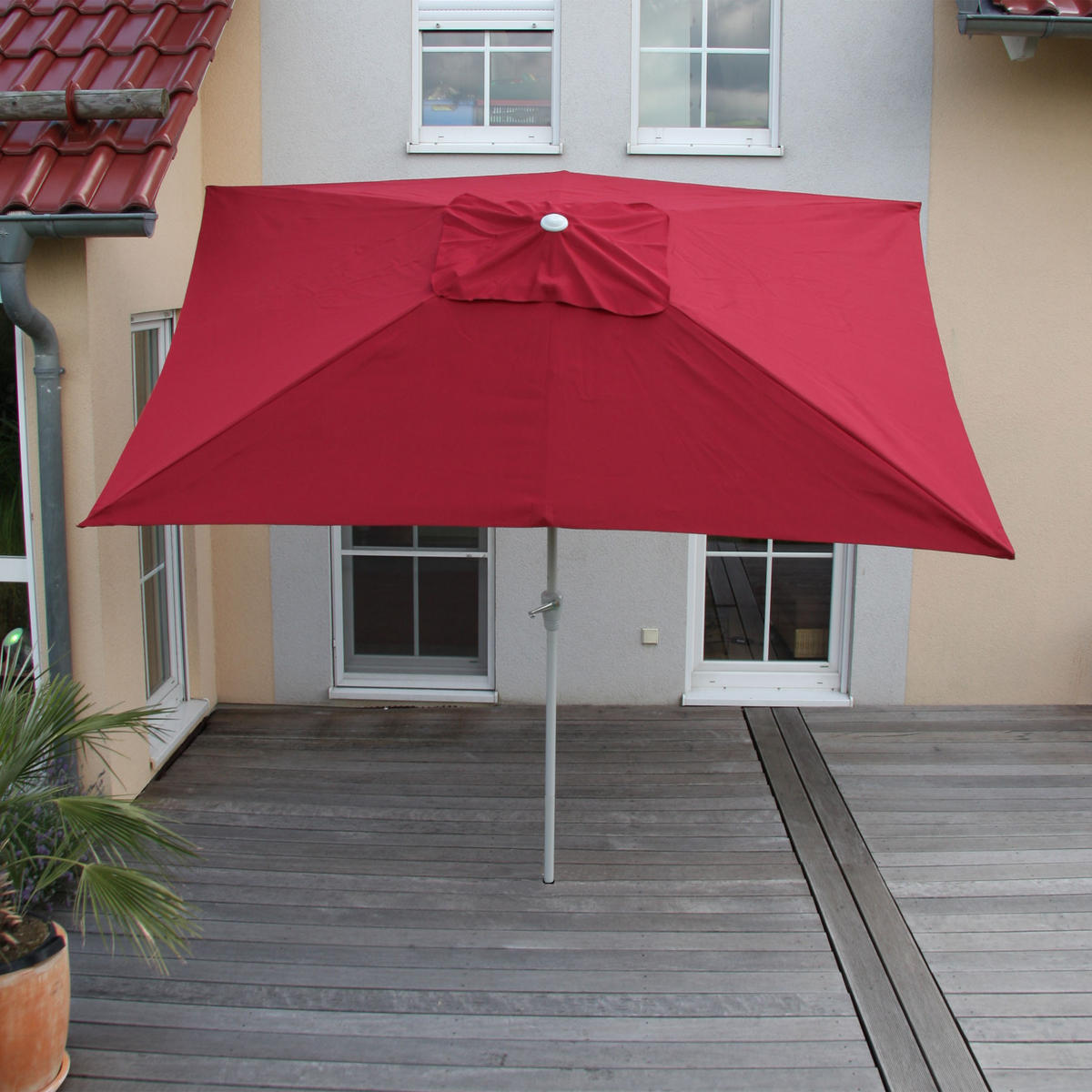 SONNENSCHIRM NEIGBAR Bordeaux - Bordeaux, Textil (192/295cm) - MCW