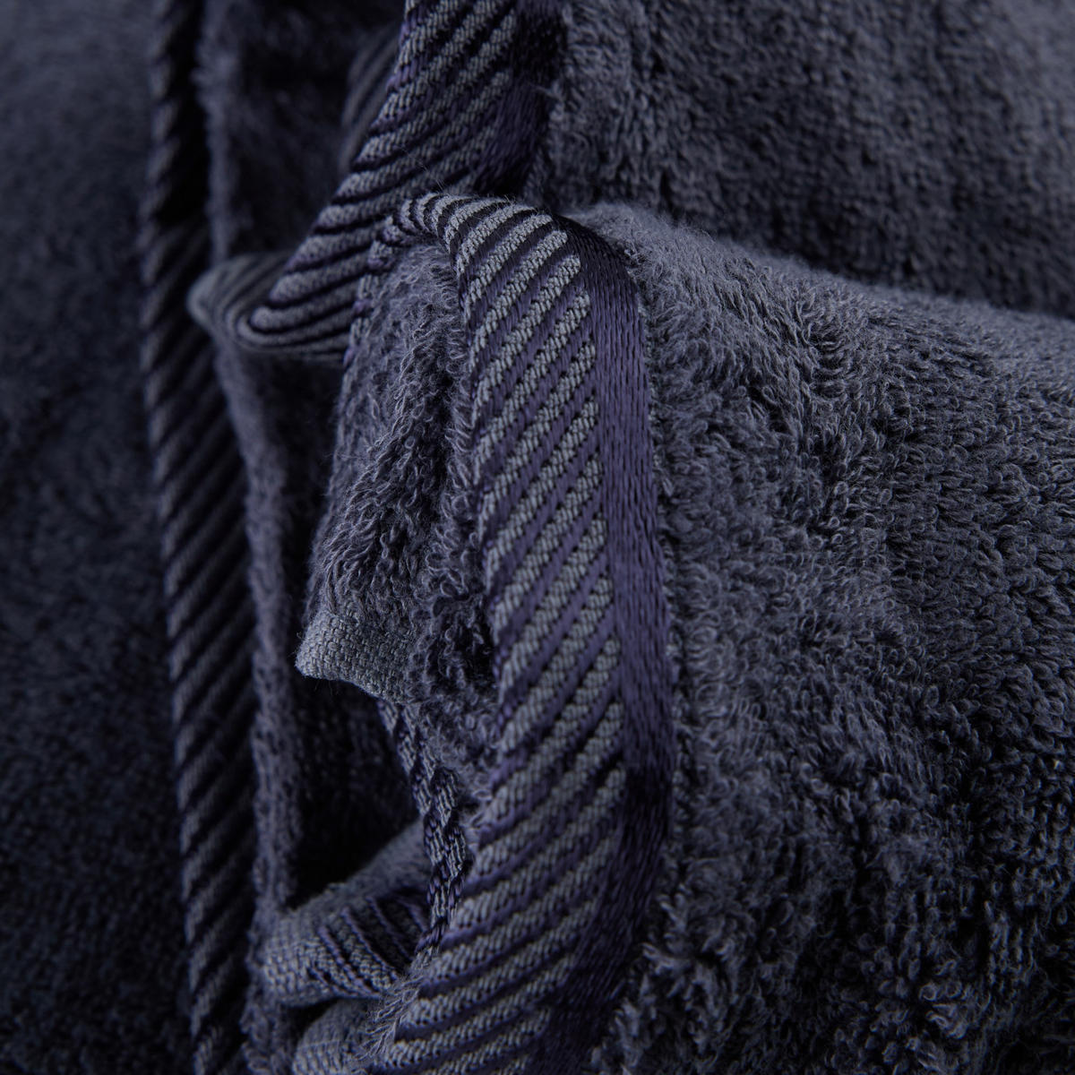 BADETUCH Bambo - Dunkelblau, Textil (70/130cm) - home&you