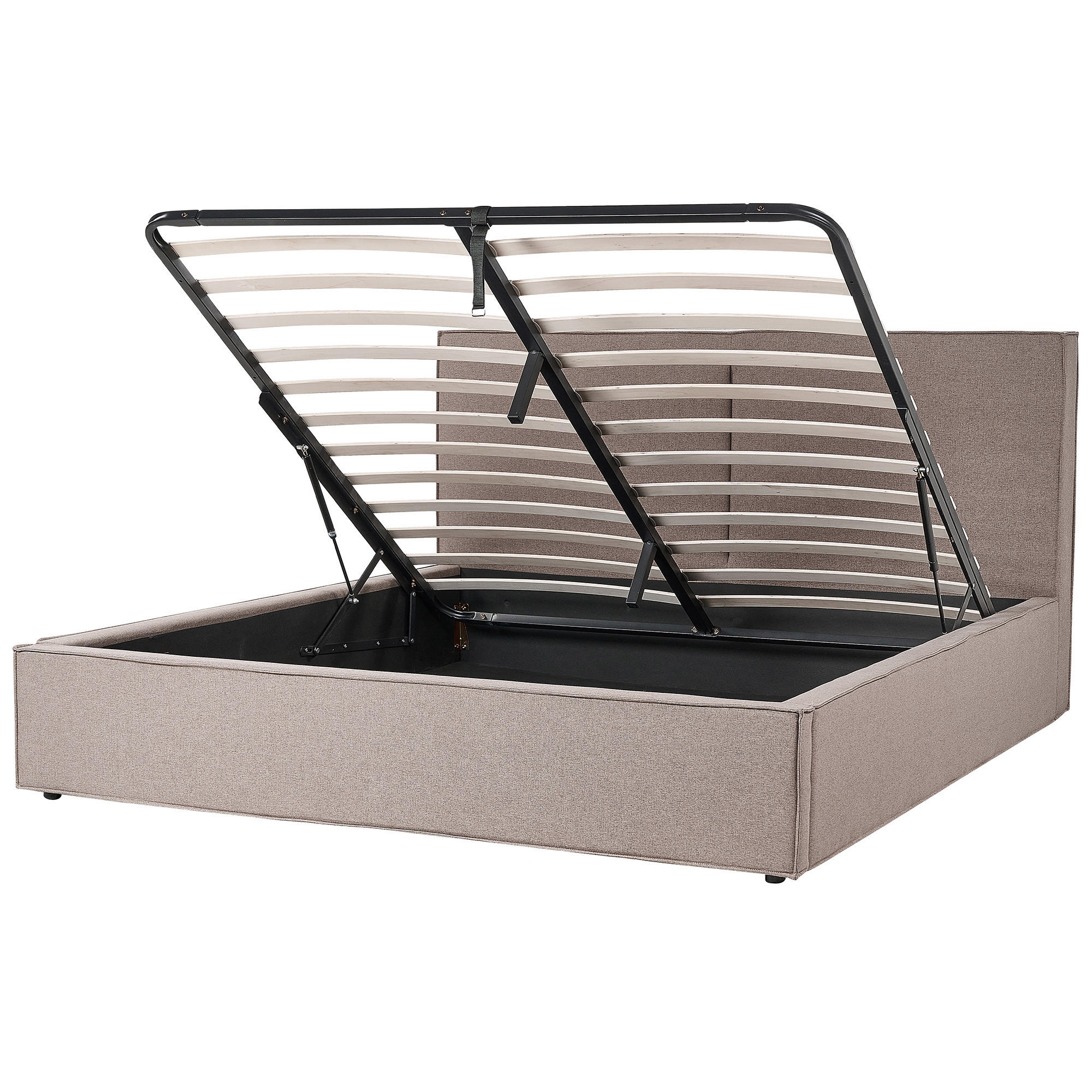 Beliani ČALOUNĚNÁ POSTEL 180/200 cm Taupe Moissac