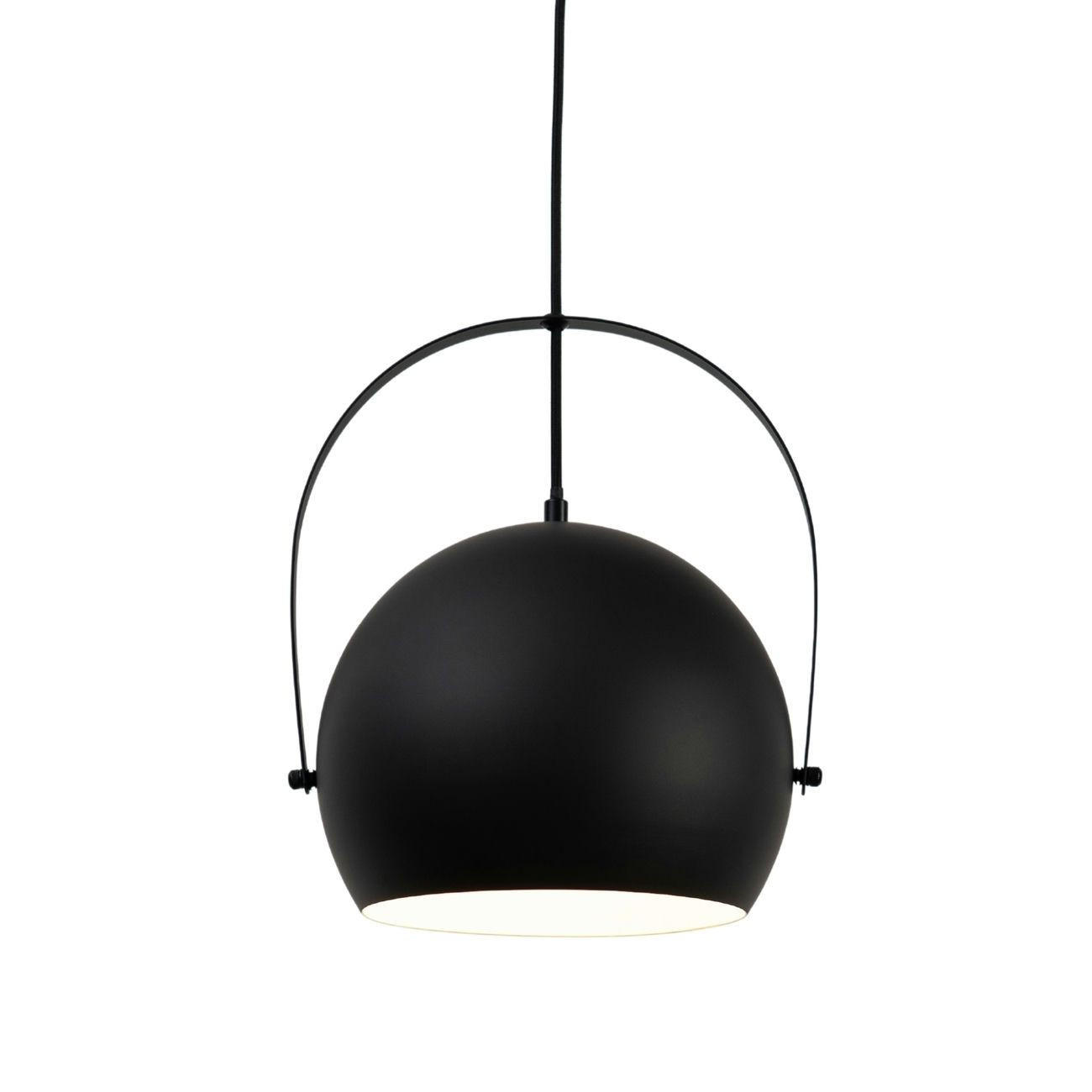 HÄNGELEUCHTE Tassino, Schwarz und weiß, 30cm - Weiß, Metall (30/25/30cm) - KOSILUM