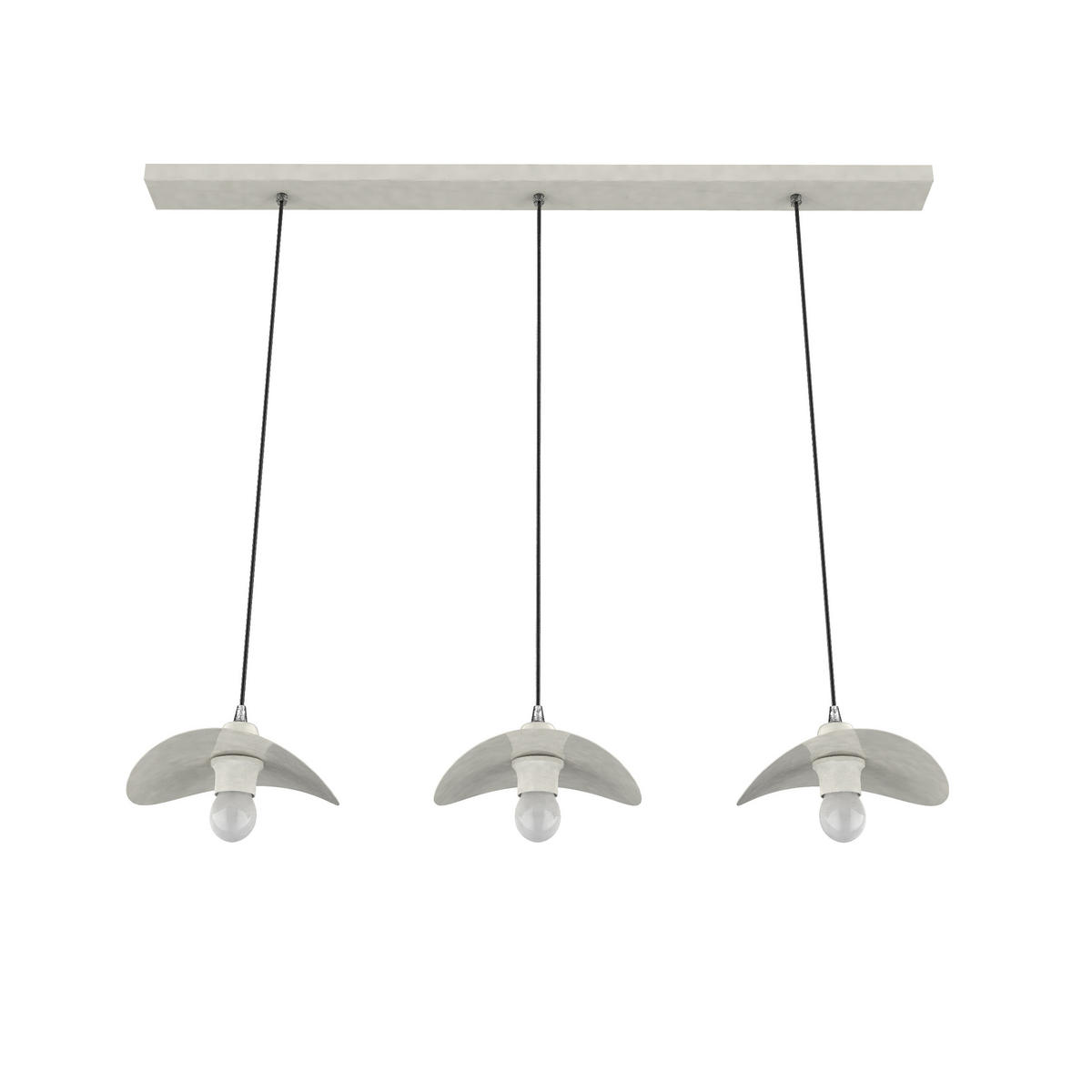 HÄNGELEUCHTE - Weiß Hochglanz, Metall (25/30/120cm) - Lumicom