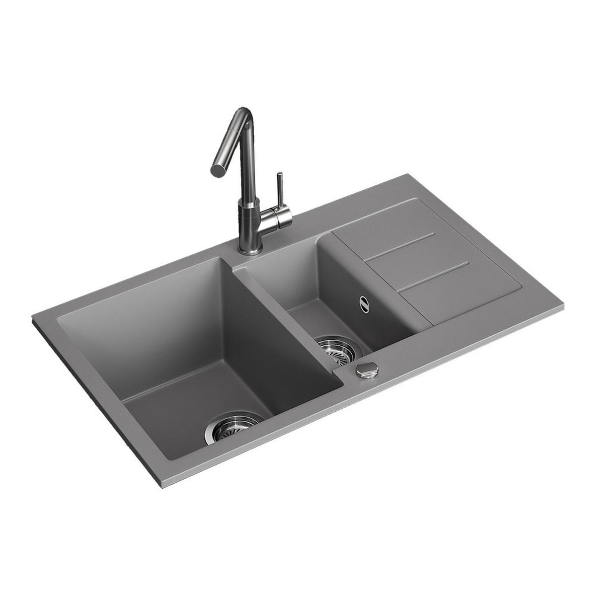 UMYVADLO Seattle Šedá - šedá, keramika (80/20/50cm) - Bergstroem