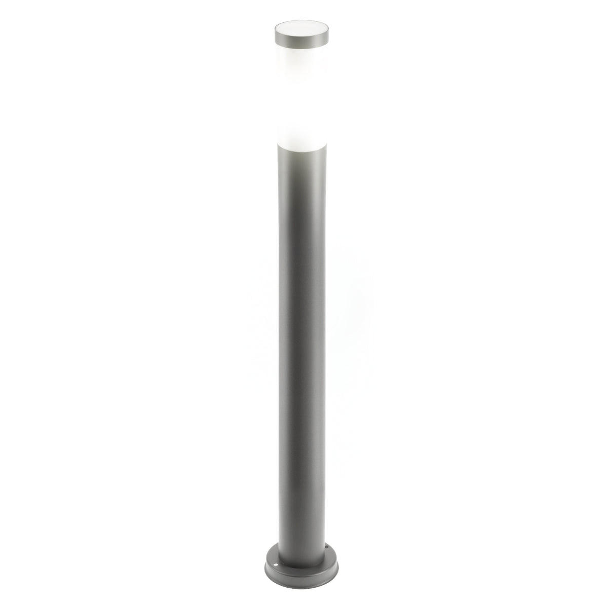 WEGELEUCHTEN Edelstahl hoch 1 Meter, grau - Anthrazit, Metall (13/100/13cm) - CGC Europe