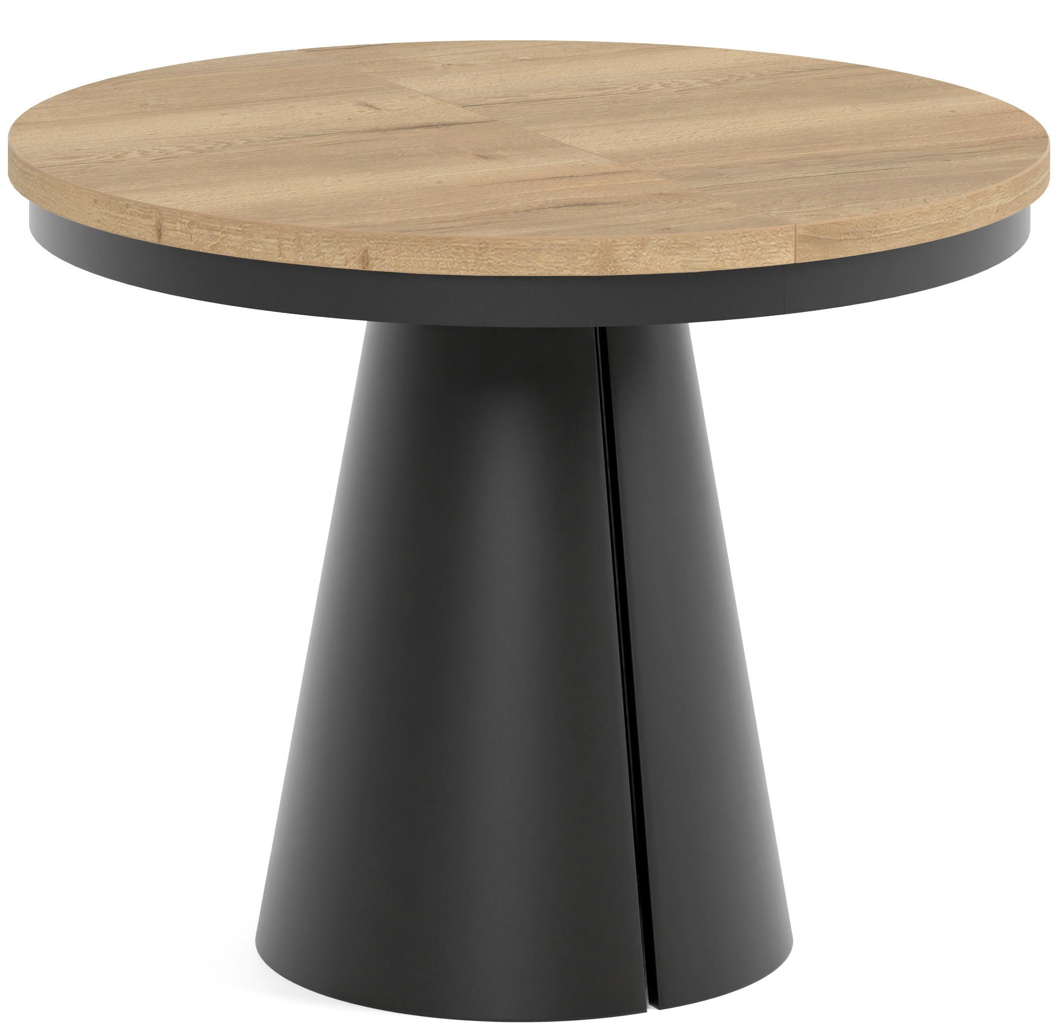 TISCH Schwarz ALMA Ausziehbar 100/176 cm - Schwarz, Holzwerkstoff (2/100/76cm) - Sepro Meble