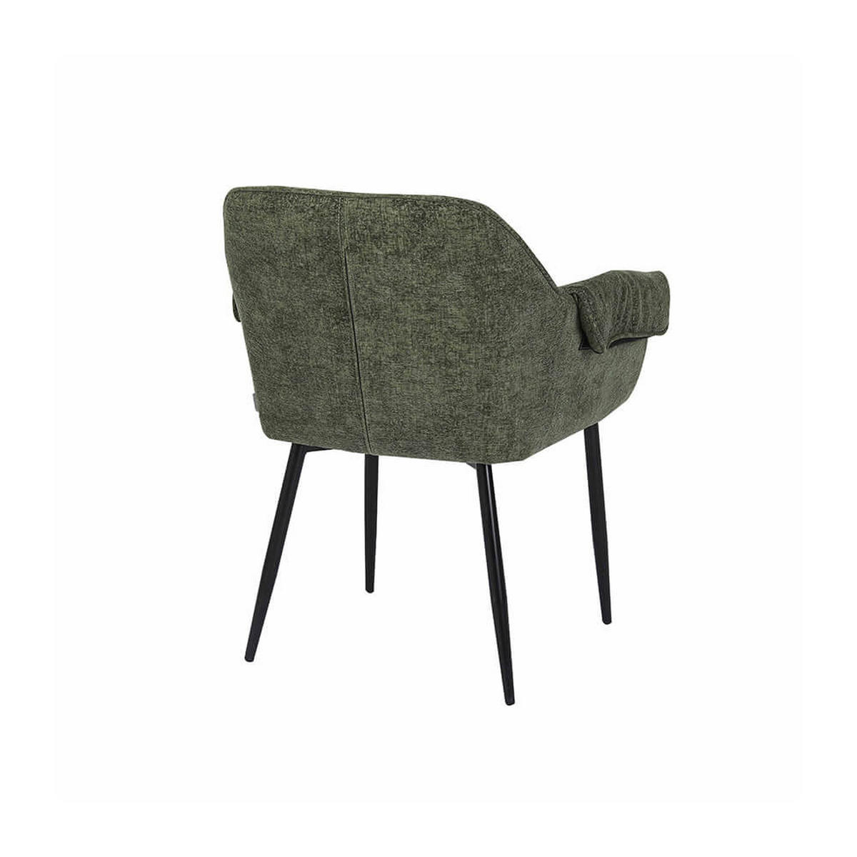 ESSZIMMERSTUHL chenille CHENO - 4er Set Grün - Grün, Kunststoff (71/74.5/63cm) - Home Deluxe